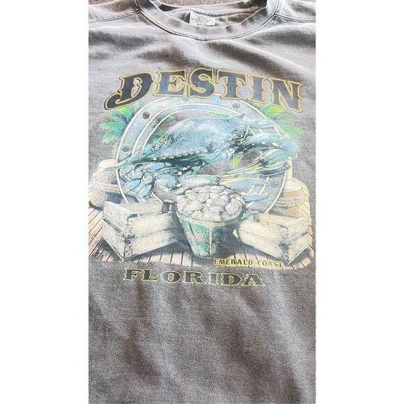 Comfort Color Destin Emerald Coast Florida sweatshirt size XL - Picture 5 of 6